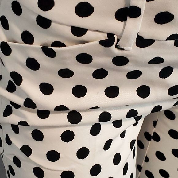 New York & Company Black and White Polka Dot Jeggings - Picture 4 of 15